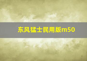 东风猛士民用版m50