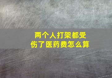 两个人打架都受伤了医药费怎么算