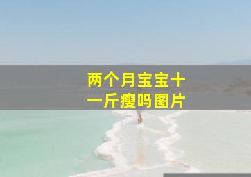 两个月宝宝十一斤瘦吗图片