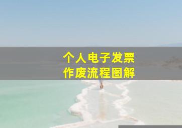 个人电子发票作废流程图解