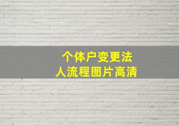 个体户变更法人流程图片高清