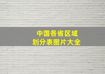 中国各省区域划分表图片大全