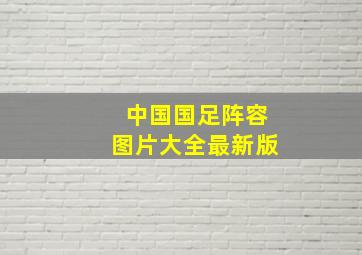 中国国足阵容图片大全最新版