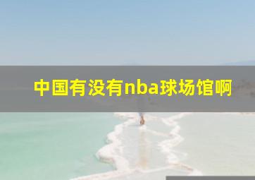 中国有没有nba球场馆啊