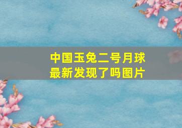 中国玉兔二号月球最新发现了吗图片