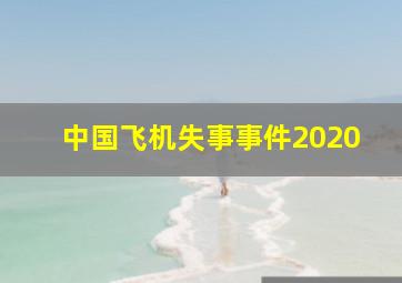 中国飞机失事事件2020