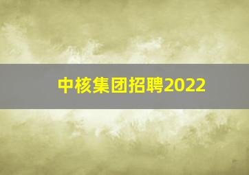 中核集团招聘2022