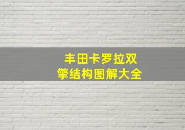 丰田卡罗拉双擎结构图解大全