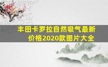 丰田卡罗拉自然吸气最新价格2020款图片大全