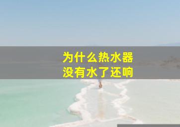 为什么热水器没有水了还响