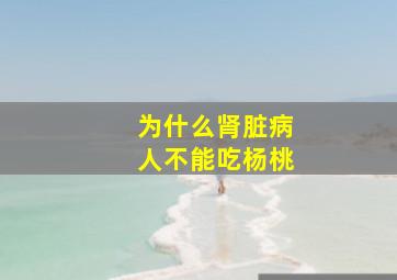 为什么肾脏病人不能吃杨桃