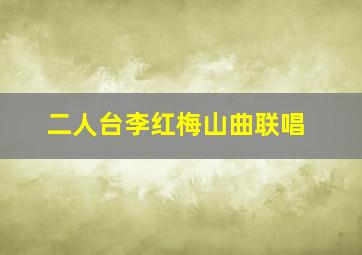 二人台李红梅山曲联唱