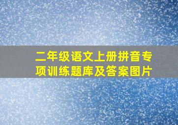 二年级语文上册拼音专项训练题库及答案图片