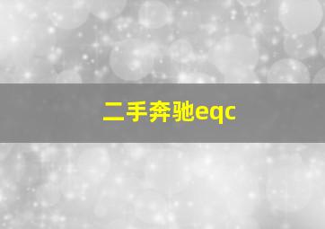 二手奔驰eqc