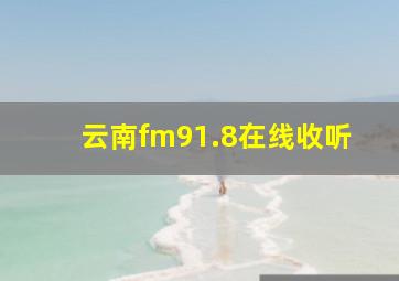 云南fm91.8在线收听