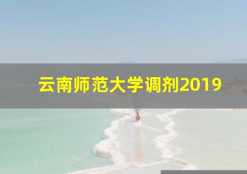 云南师范大学调剂2019