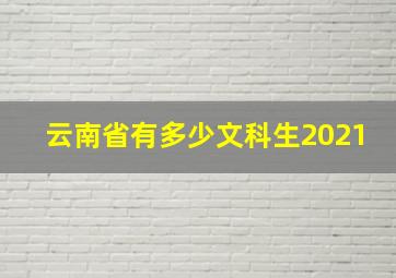 云南省有多少文科生2021