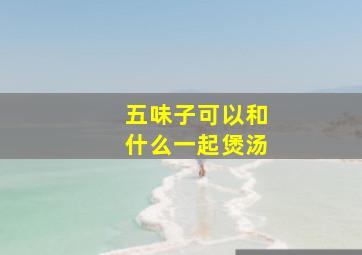 五味子可以和什么一起煲汤