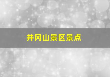 井冈山景区景点