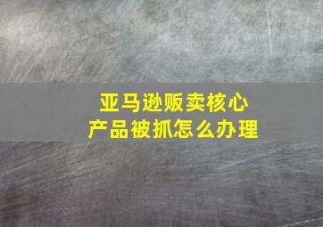 亚马逊贩卖核心产品被抓怎么办理