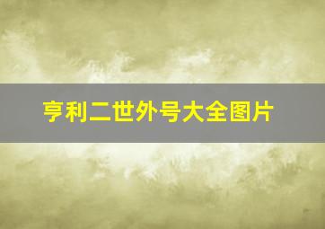 亨利二世外号大全图片