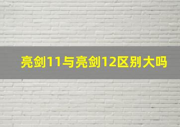 亮剑11与亮剑12区别大吗