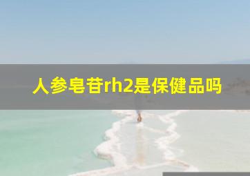 人参皂苷rh2是保健品吗