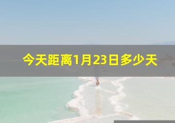 今天距离1月23日多少天