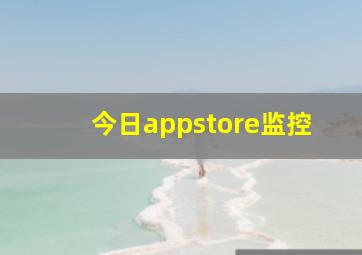 今日appstore监控