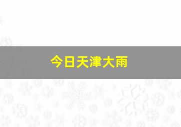 今日天津大雨