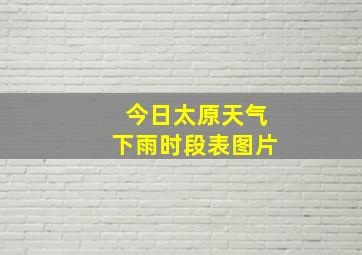 今日太原天气下雨时段表图片