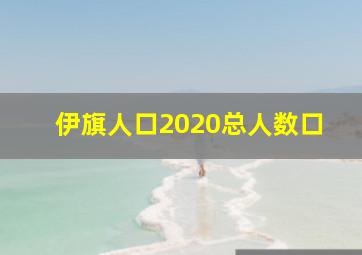 伊旗人口2020总人数口