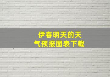 伊春明天的天气预报图表下载