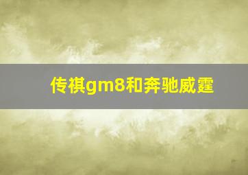 传祺gm8和奔驰威霆