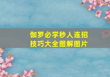 伽罗必学秒人连招技巧大全图解图片