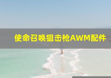 使命召唤狙击枪AWM配件