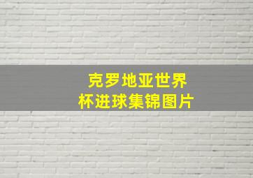 克罗地亚世界杯进球集锦图片