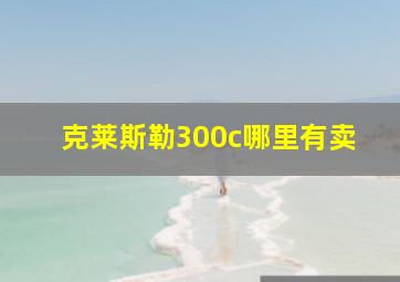 克莱斯勒300c哪里有卖