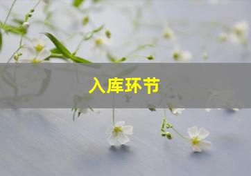 入库环节