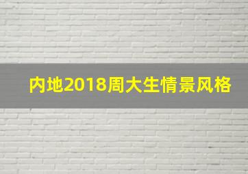 内地2018周大生情景风格