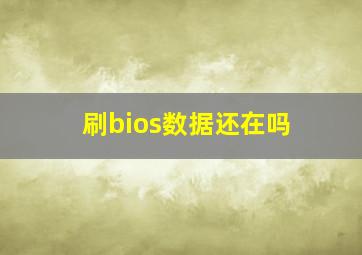 刷bios数据还在吗