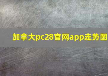 加拿大pc28官网app走势图