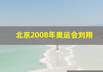 北京2008年奥运会刘翔