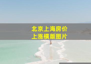 北京上海房价上涨横版图片