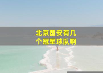 北京国安有几个冠军球队啊