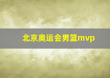 北京奥运会男篮mvp