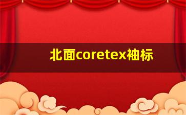 北面coretex袖标