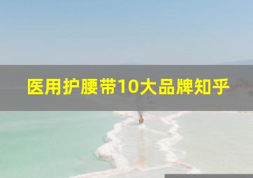 医用护腰带10大品牌知乎