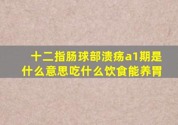 十二指肠球部溃疡a1期是什么意思吃什么饮食能养胃