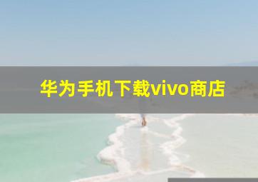 华为手机下载vivo商店